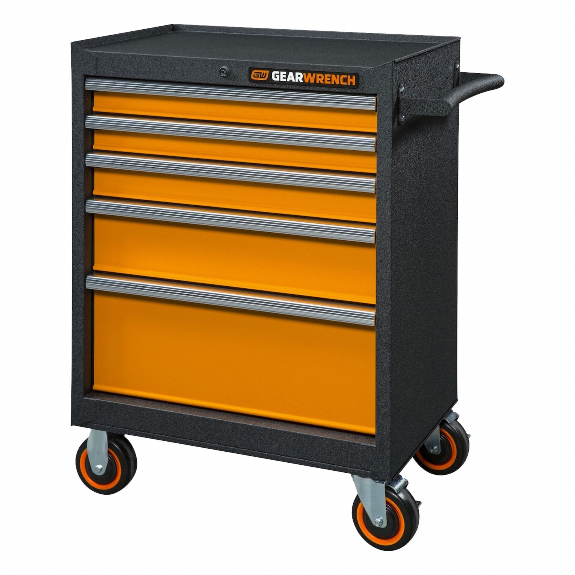 GEARWRENCH Tool Cabinet: 26 11/16 in W x 18 1/4 in D x 37 1/4 in H, 5 Drawers (MPN 83241). Key specifications — attr1117811: GEARWRENCH.