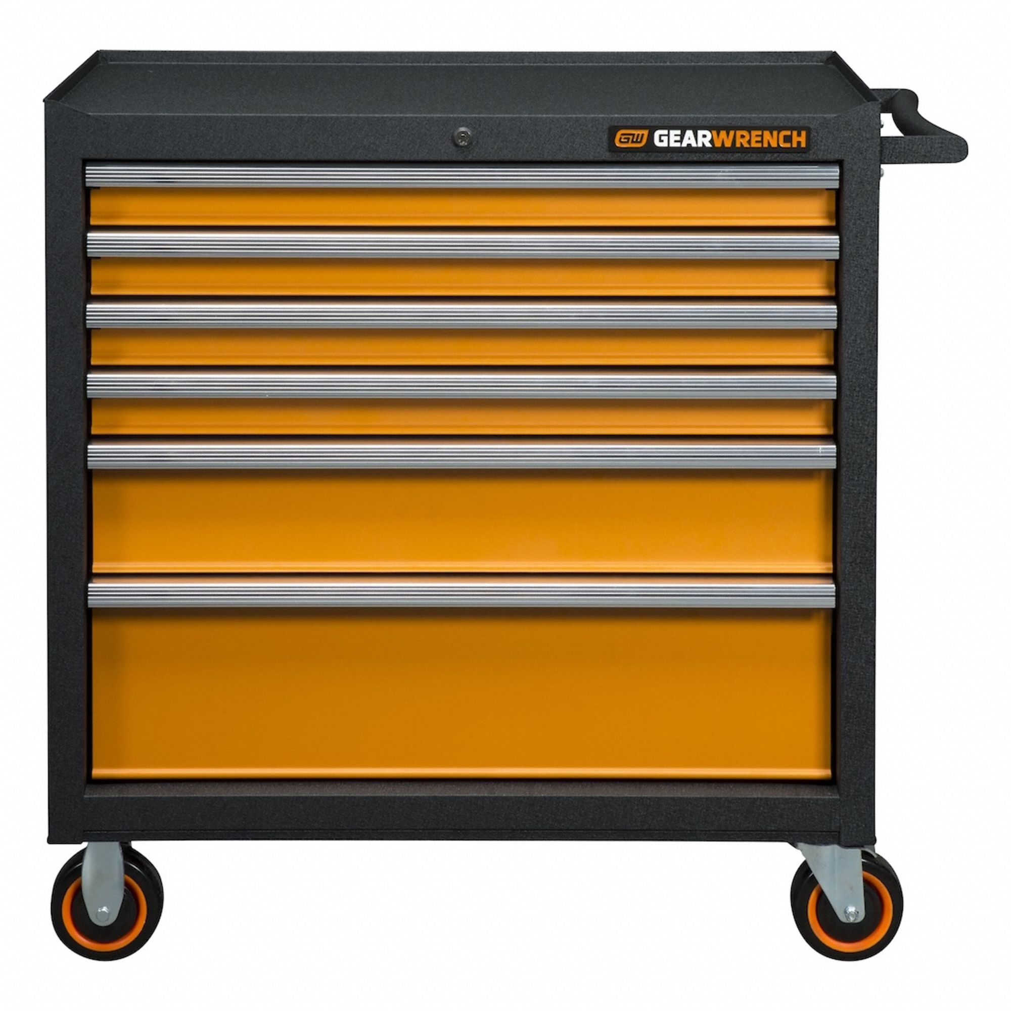 GEARWRENCH, 36 3/16 in W x 18 3/16 in D x 37 3/8 in H, 6 Drawers
