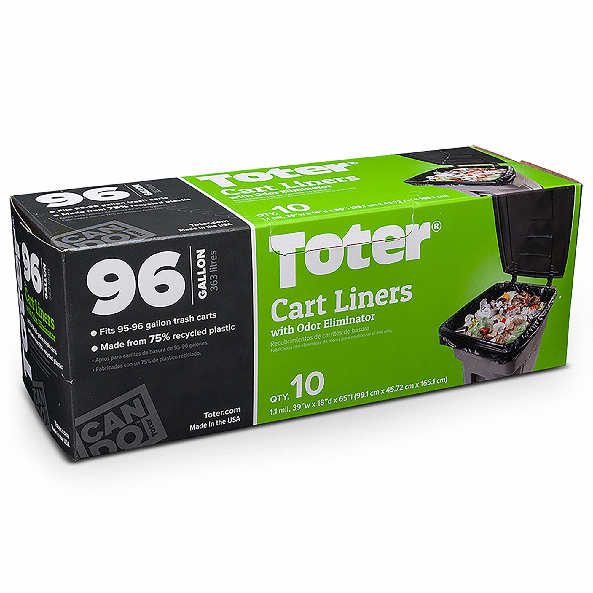 Trash Bags,  Blk,  PK8