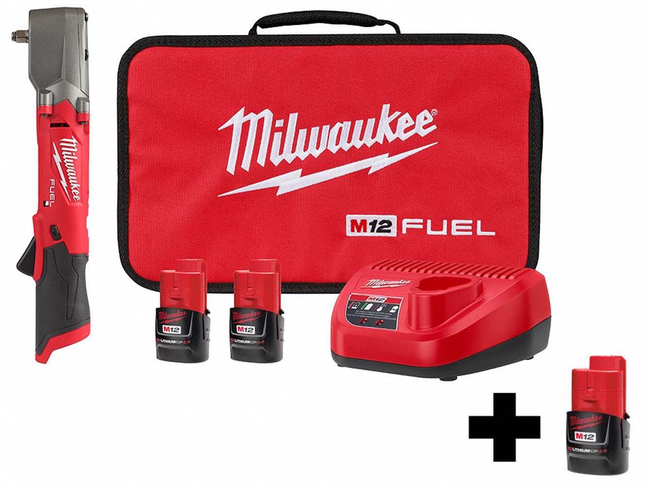 M12 3/8" Right Angle Impact Wrench Kit