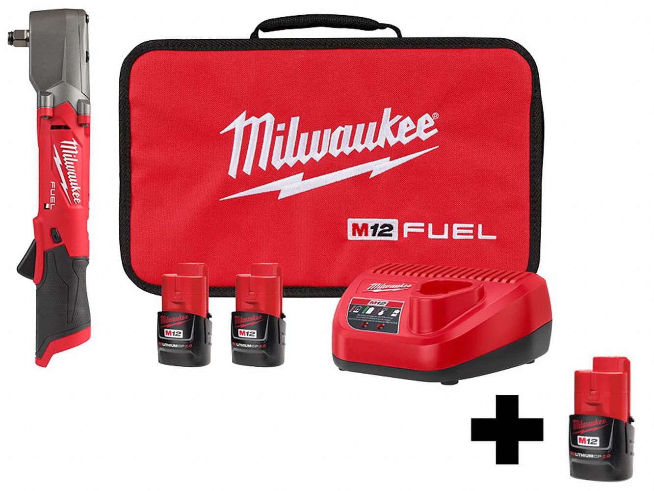 M12 1/2" Right Angle Impact Wrench Kit