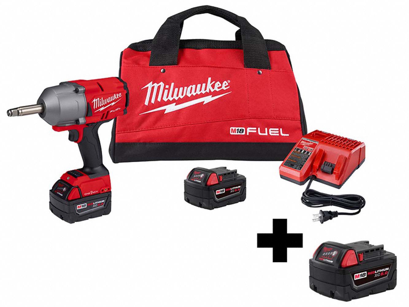 M18 FUEL 1/2"Ext Anvil Impact Wrench Kit