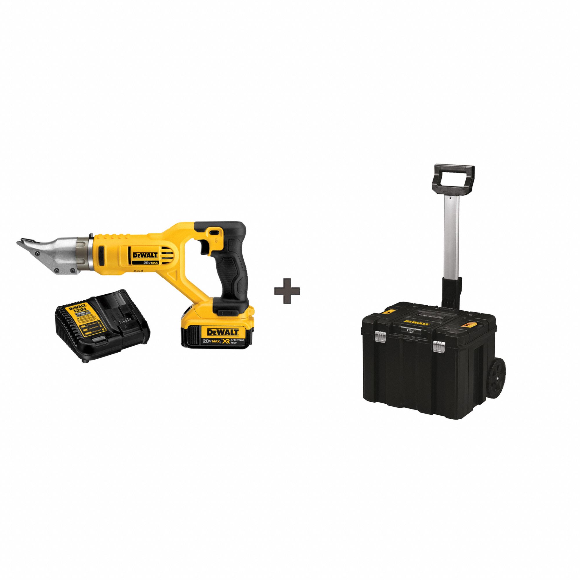 DEWALT Cordless Shear Kit 361CG0 DCS491M2 DWST17820 Grainger