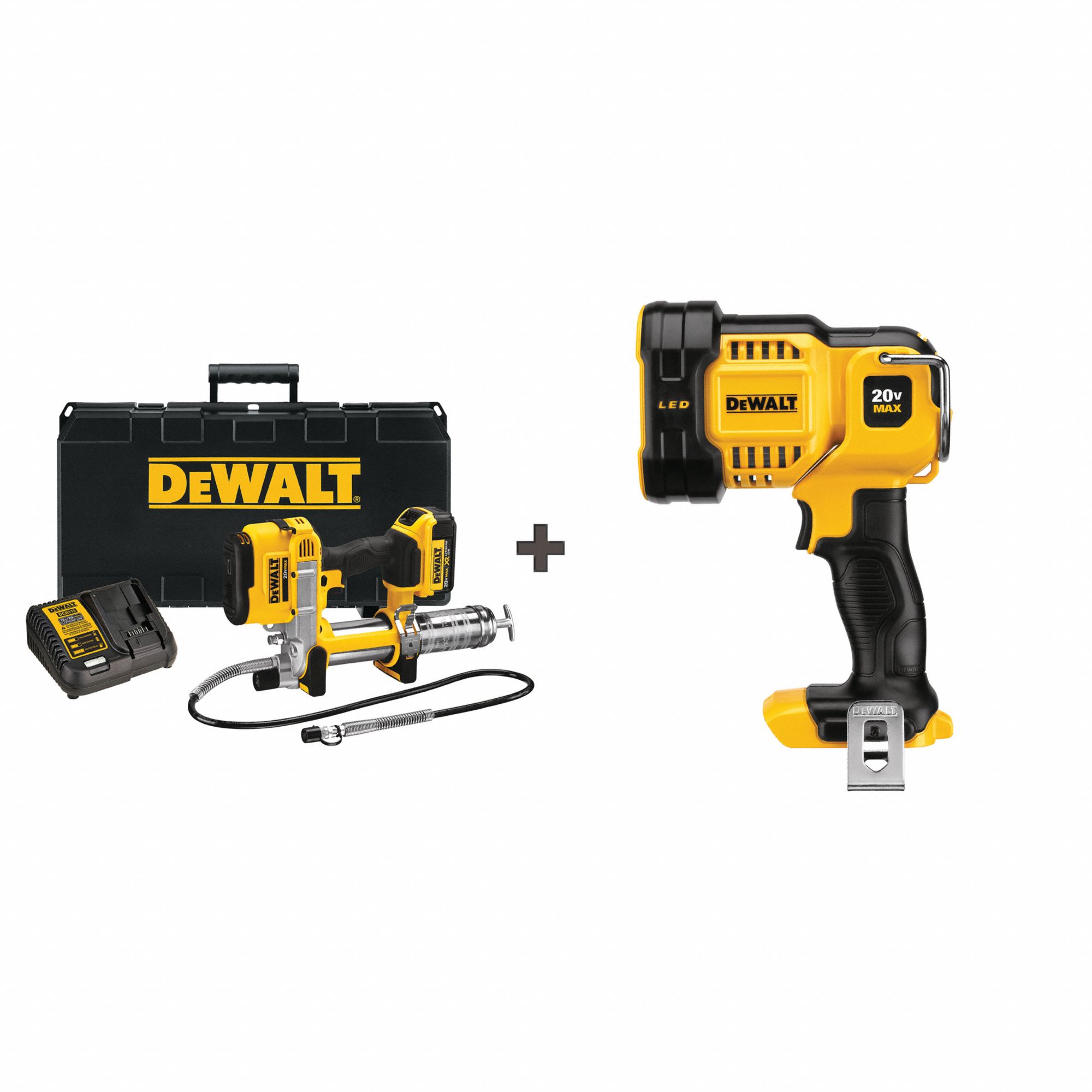 DEWALT 20 V Volt Li Ion Cordless Grease Gun 361CG4 DCGG571M1