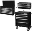 Heavy-Duty Top Chest, Intermediate Chest & Rolling Cabinet Combinations, Less than 30" Wide