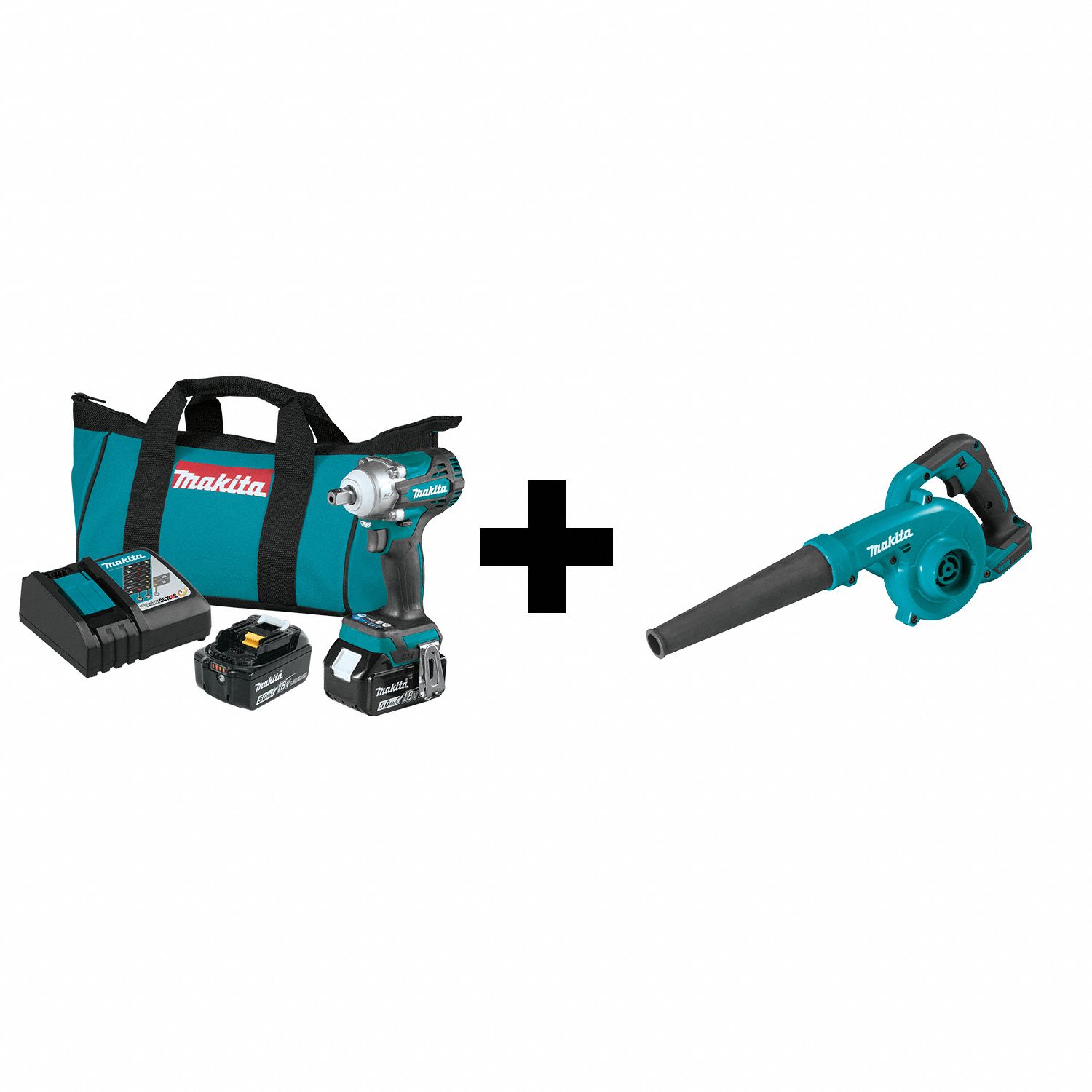 LXT BL 1/2" Impact Wrench Kit, 18V