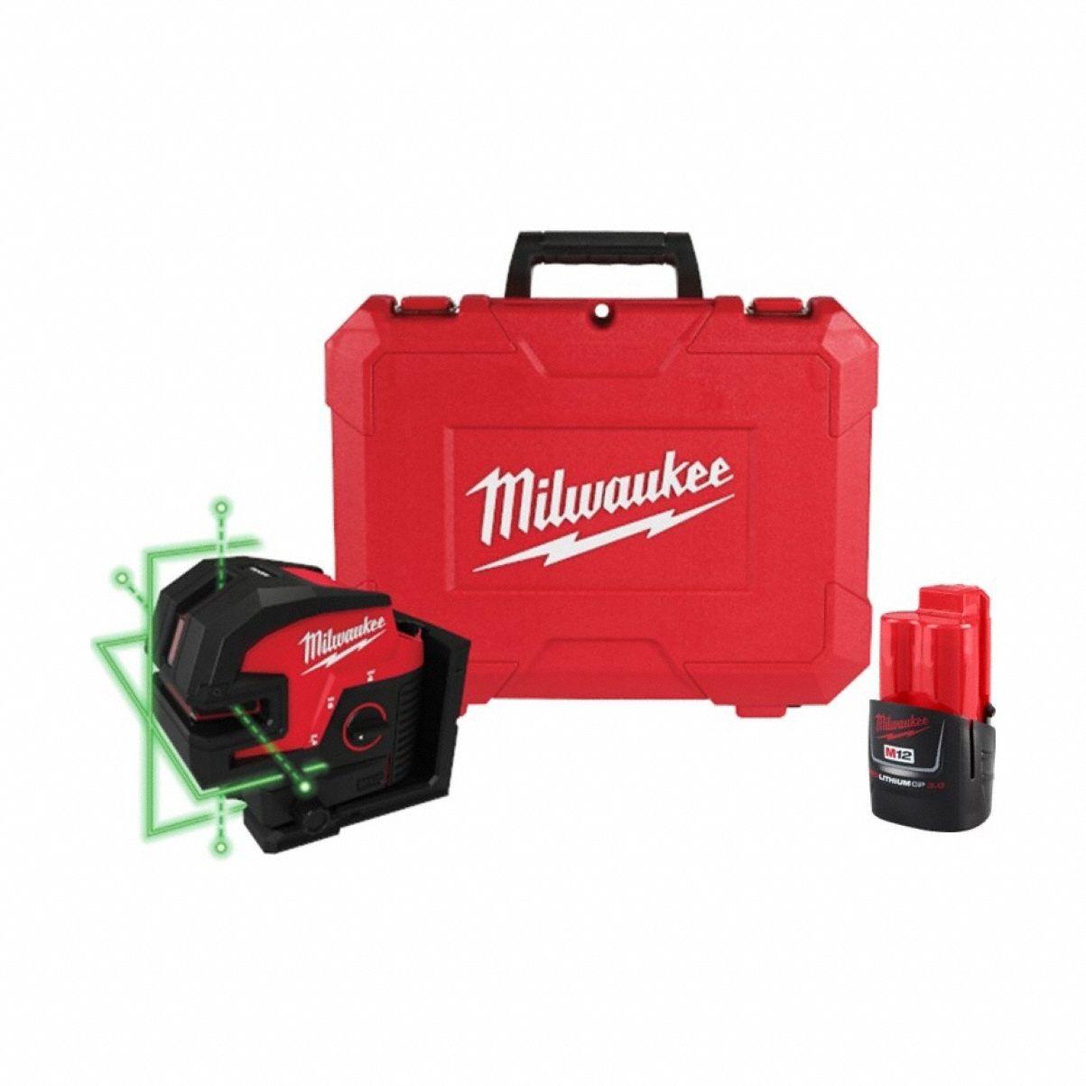 M12 Laser + M12 3.0 Battery