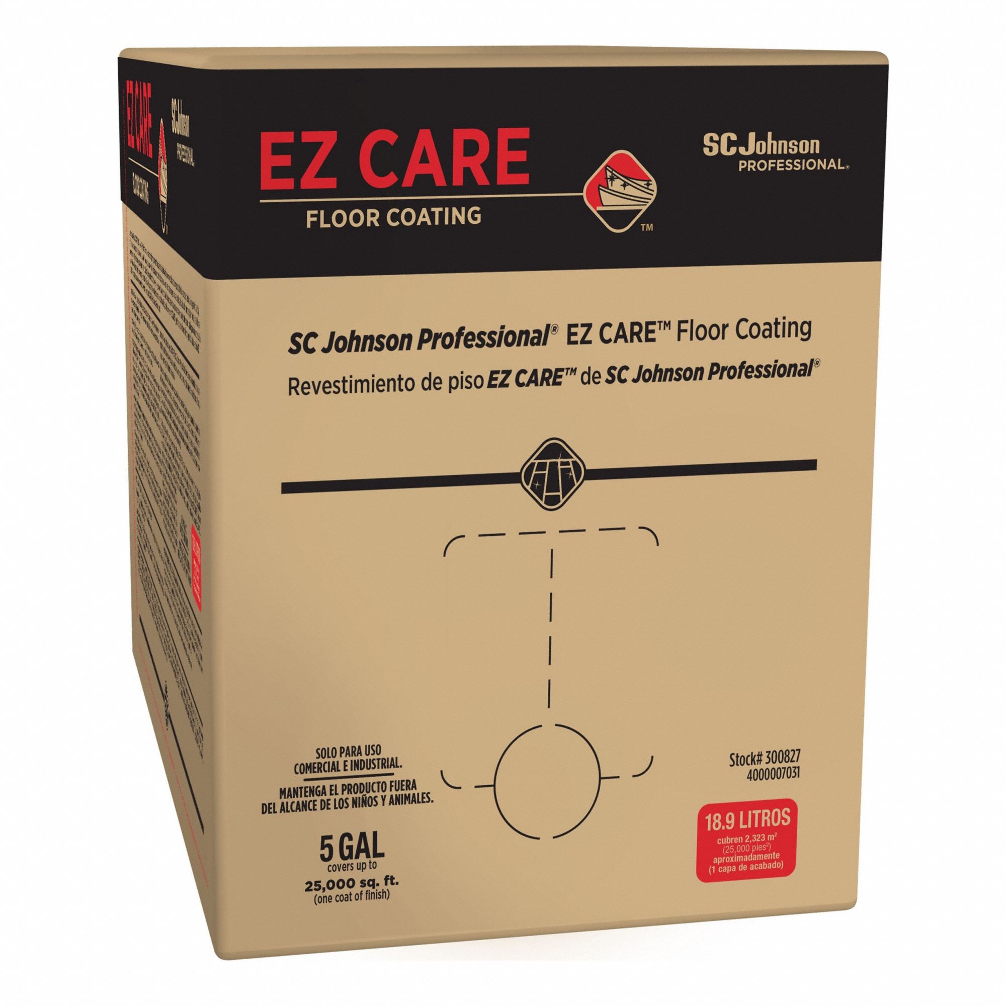 Floor coating, gallon