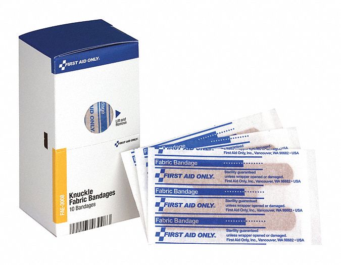 Fabric Knuckle Bandages Beige PK10