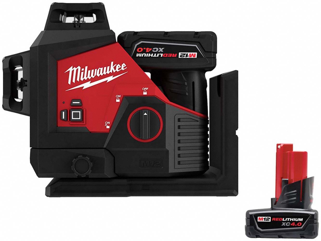 M12 3 plane laser kit m12 xc 4 0 battery grainger