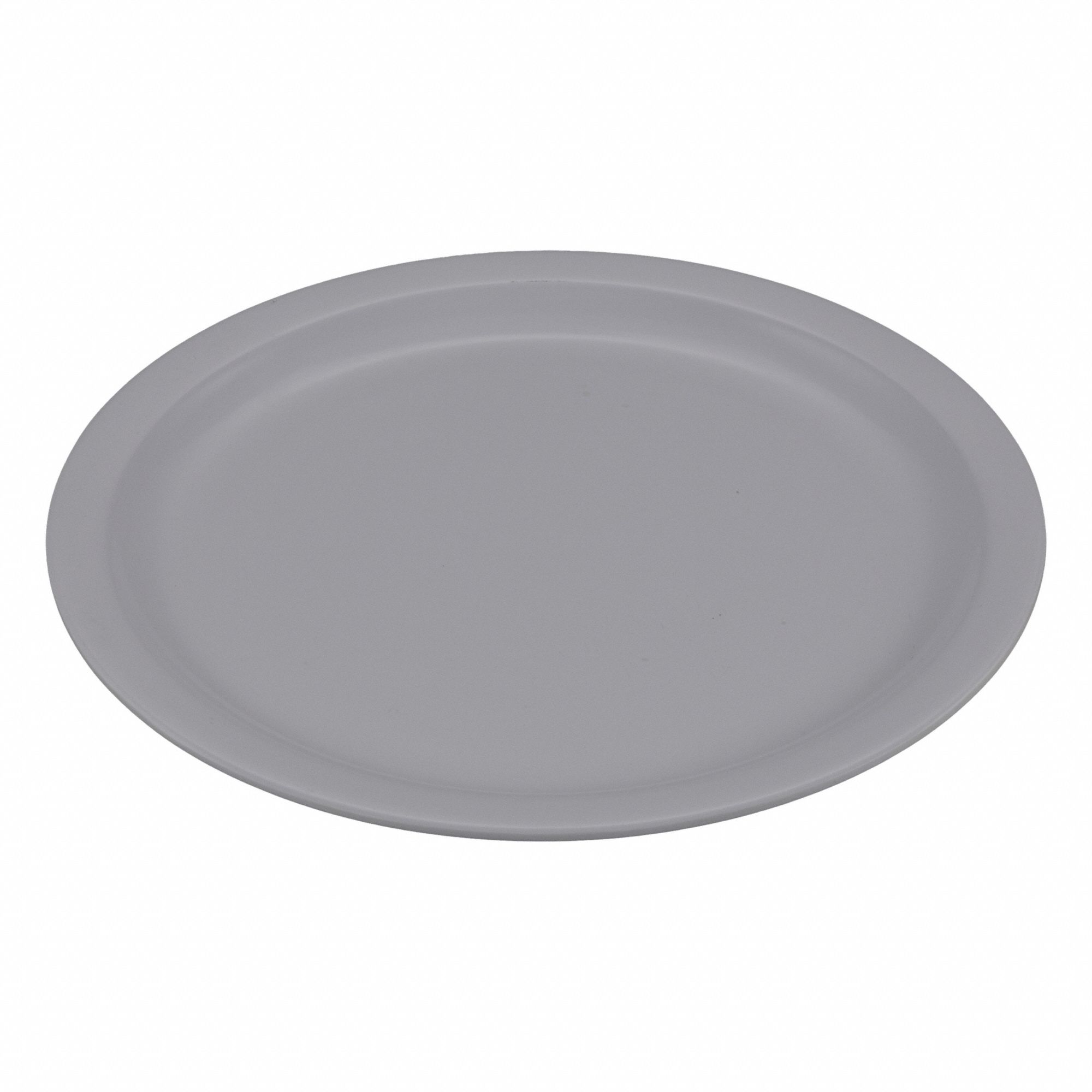 Dinner Plate: Kingline, White, Melamine, 10 in Dia, 3/4 in Overall Ht, White