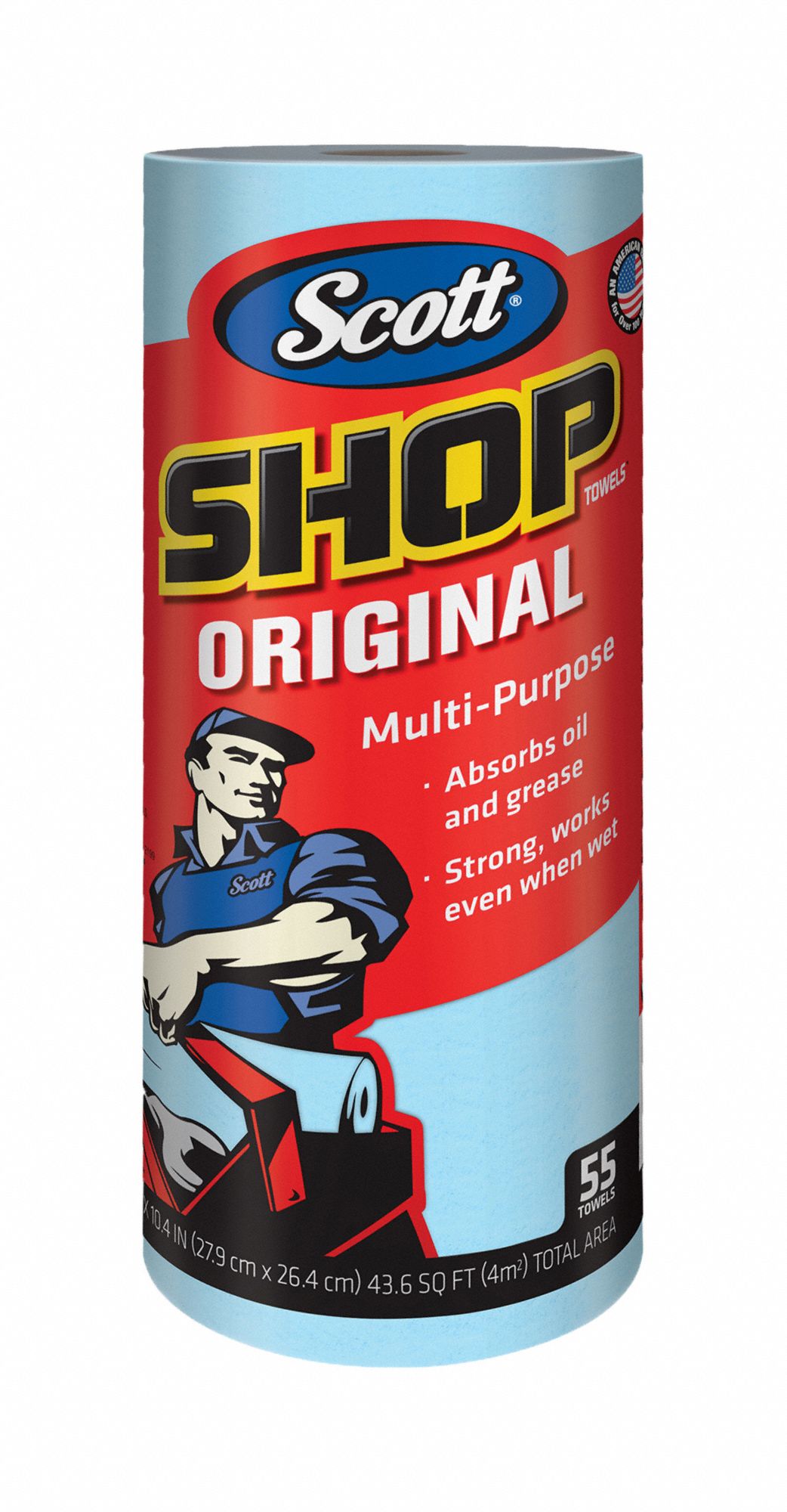 Shop Towel 10-2/5x11 55/Roll PK30