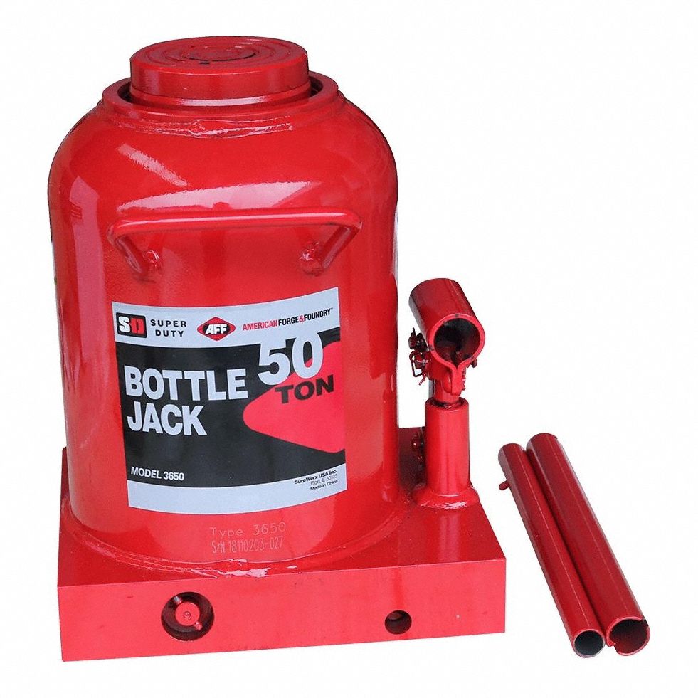 AMERICAN & FOUNDRY, SuperDuty Bottle Jack, Steel, Bottle Jack