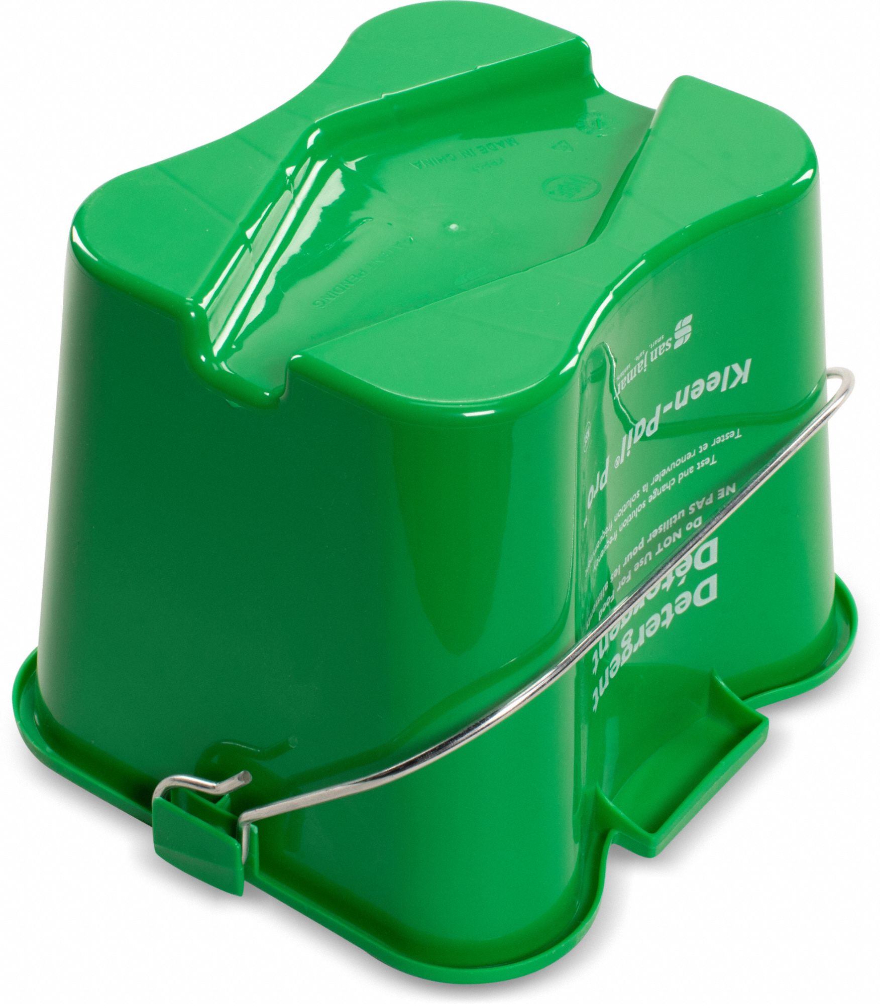Bucket: 3/4 gal Capacity, 6 3/4 in Overall Wd, 6 in Overall Ht, Polypropylene, Graduated