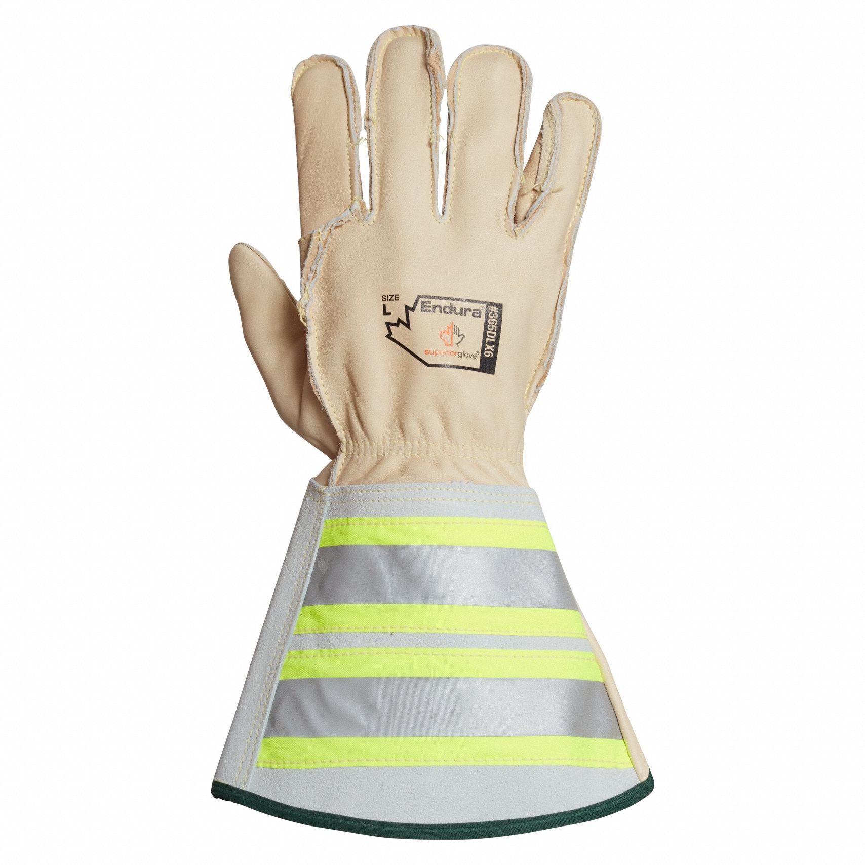 Leather Gloves: 2XL ( 11 ), Horsehide, Premium, Glove, Full Finger, Unlined, Wing Thumb, 1 PR