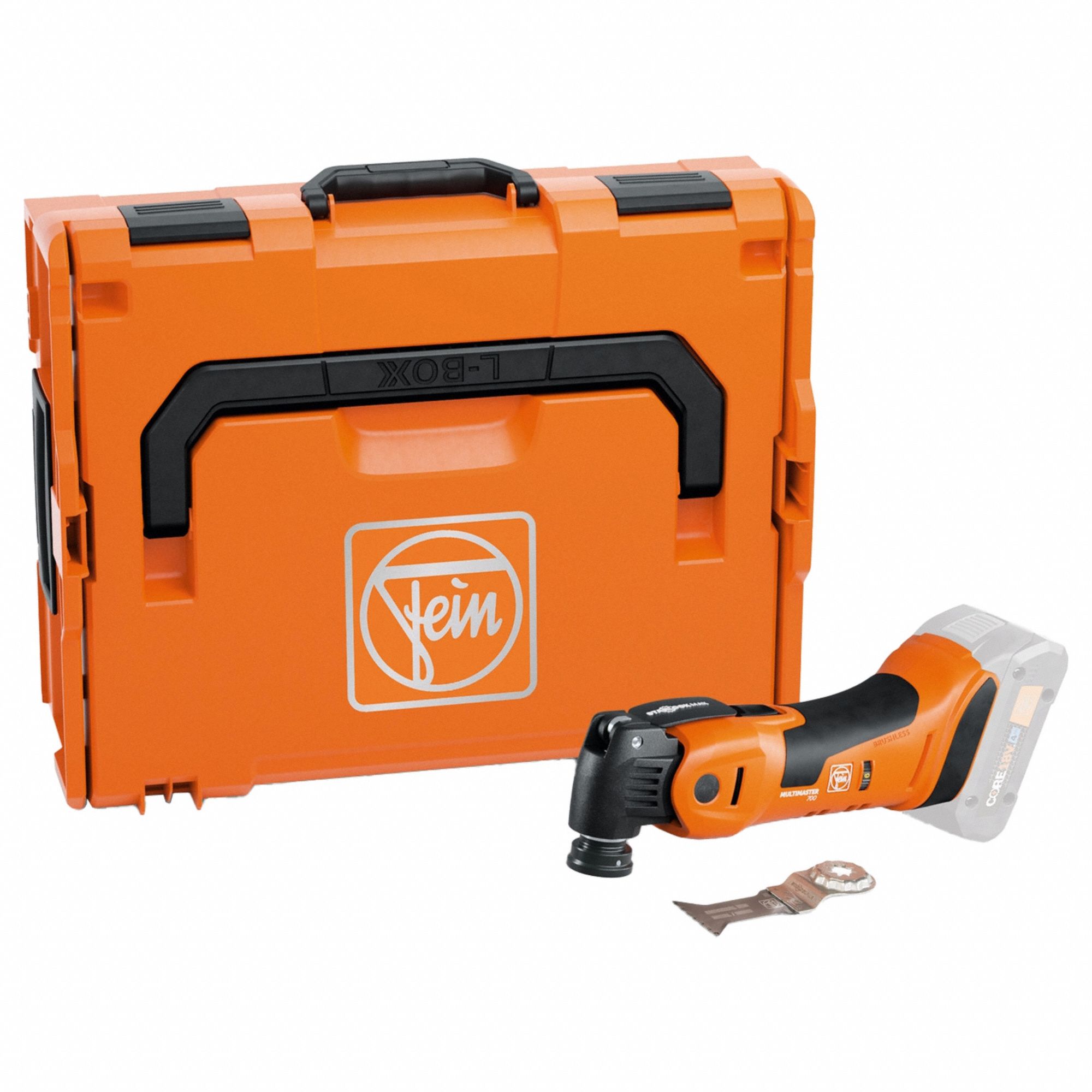Oscillating Tool Kit: 2° Oscillation Angle, Brushless Motor, 2.0 Ah/4.0 Ah, CORE18V®, 18V DC