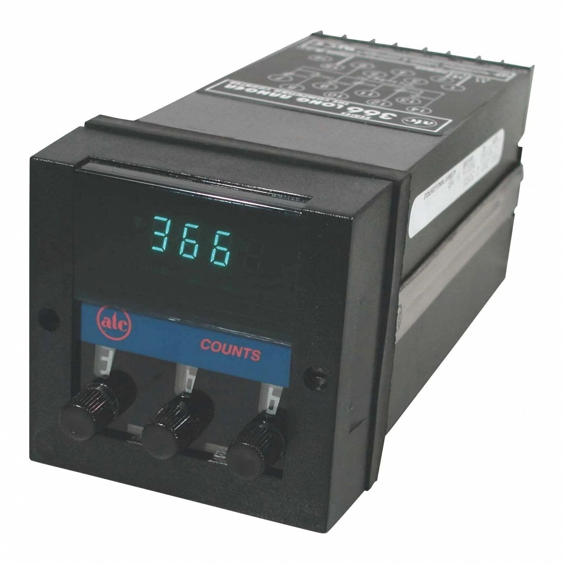 Digital Counter/Timer: Digital Counters, Front Panel Mounting, 120 V AC