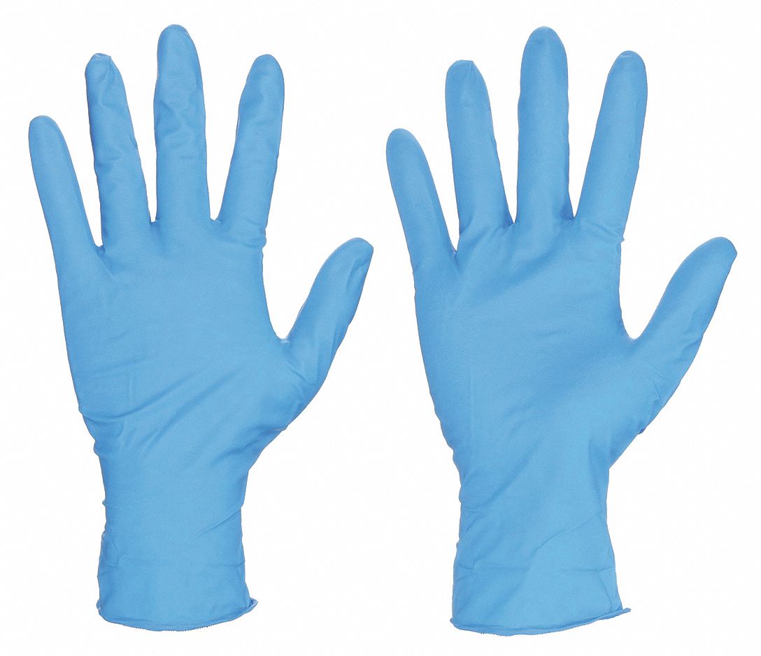 DISPOSABLE GLOVES, CHEMICAL-RESISTANT/FOOD-GRADE, 2XL (11), 5 MIL, 100 PK