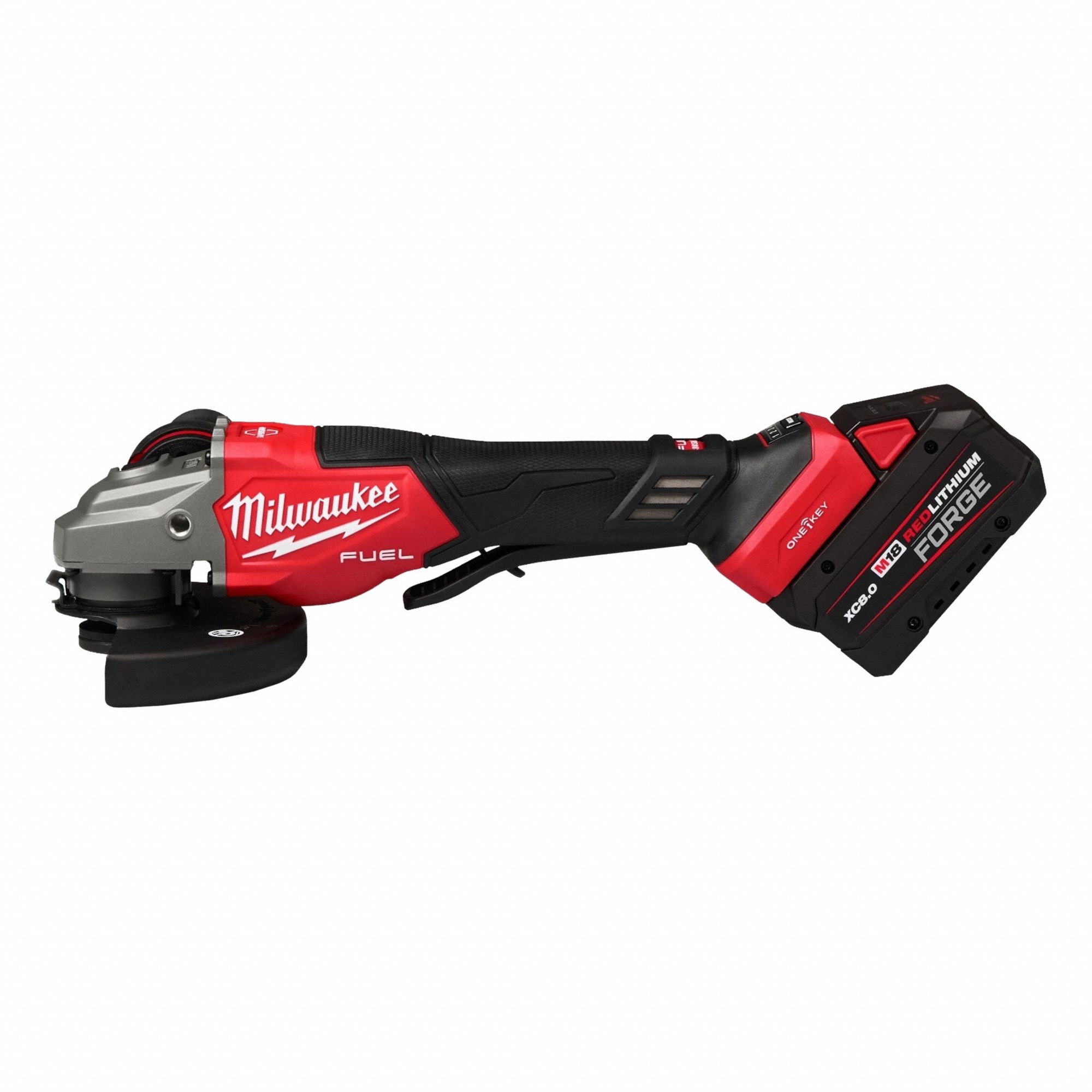 Angle Grinder Kit: 6 in_4 1/2 in Wheel Dia, Brushless Motor, (2) 8.0 Ah, 18V DC, Std Head, M18 FUEL™