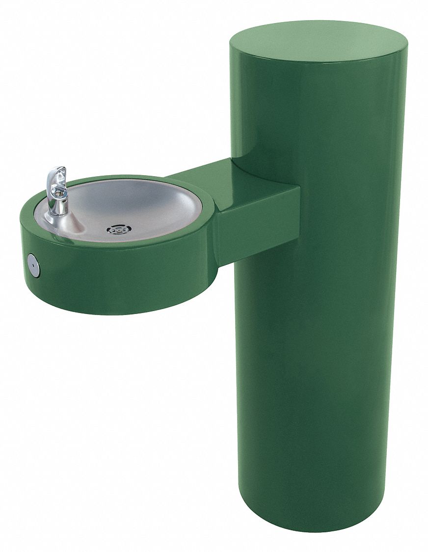 DRINKING FOUNTAIN,BARRIER-FREE,RND,PDSTL