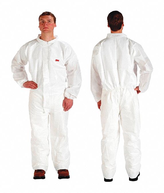 3M Disposable Coveralls, Collared, Size 2XL, PK 25 367H784510CSBLK