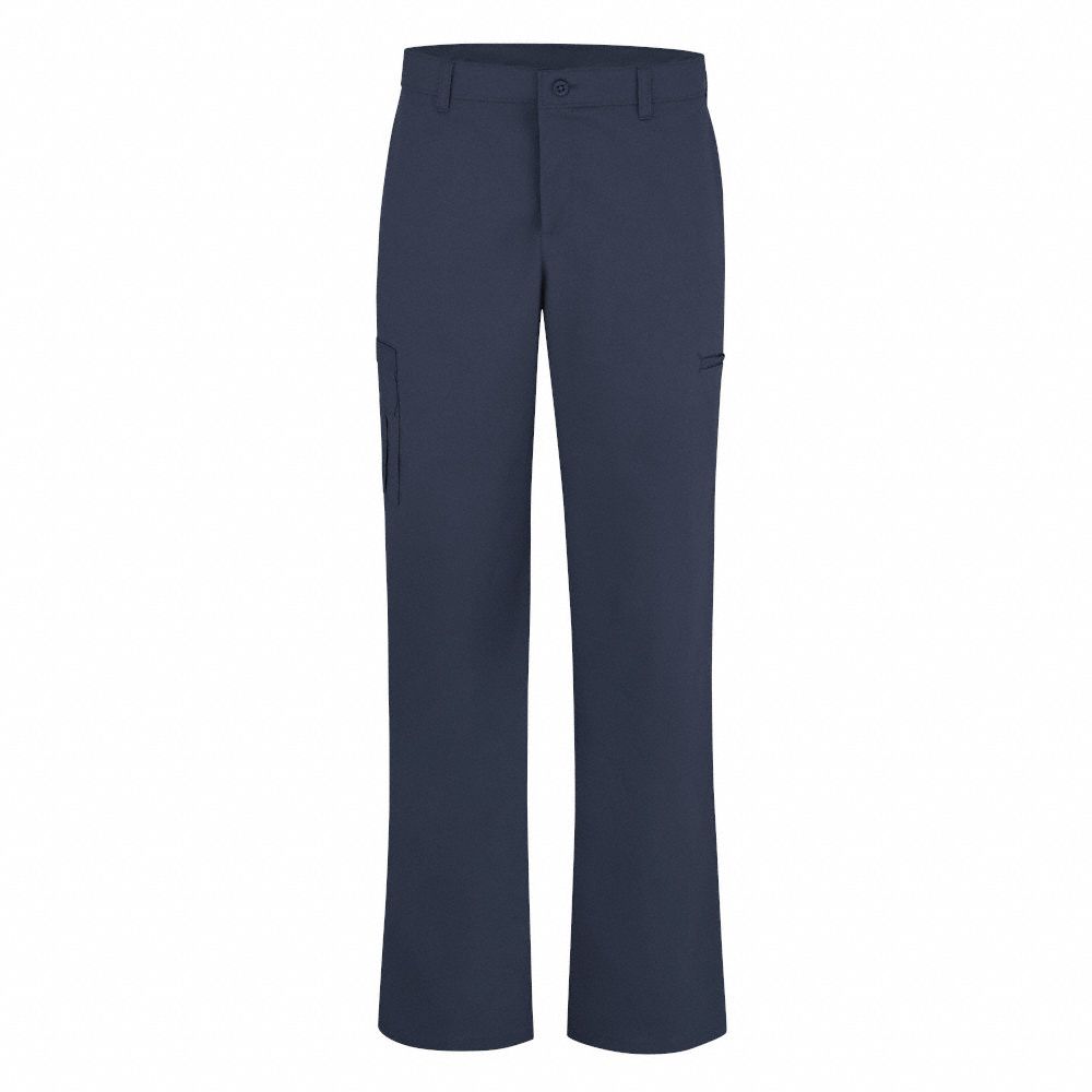 Pant: Women's, Cargo Pants, ( 27 1/2 in x 31 in ), Dark Navy, Cotton/Polyester, Buttons