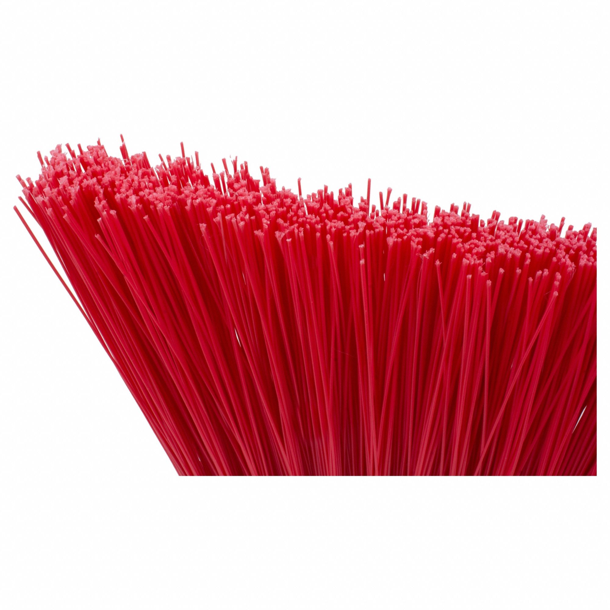 Hvy-Duty Angle Broom Head, 12", Red, PK12