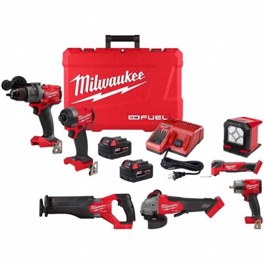 Milwaukee 18v deals fuel combo kit