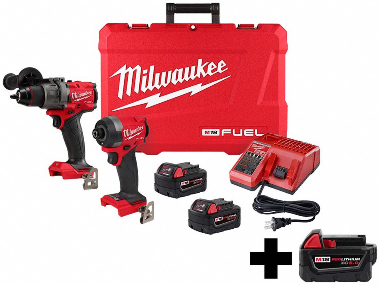 M18 fuel 2 tool kit m18 xc5 0 battery grainger