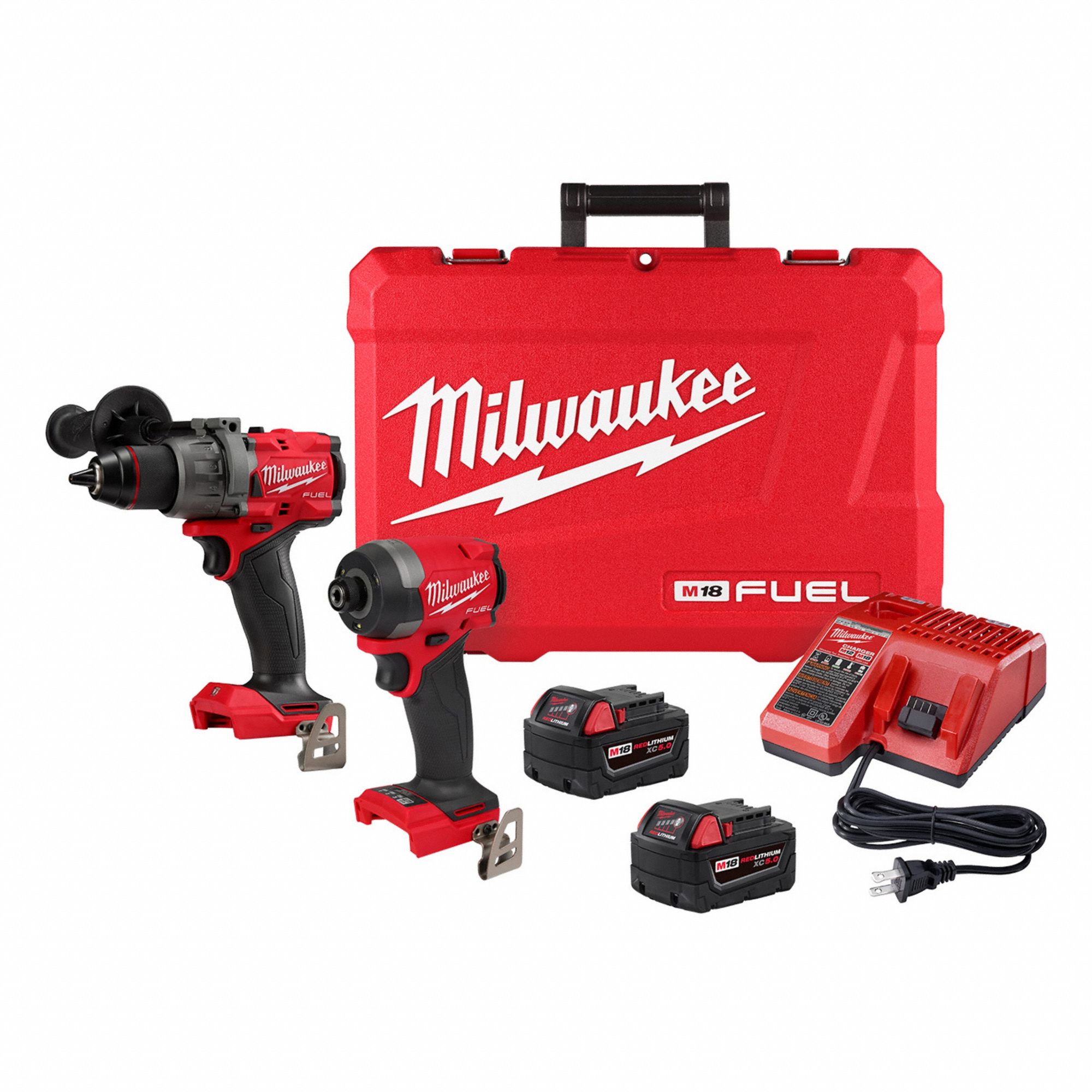 Cordless Tool Combination Kit: 2 Tools, Hammer Drill/Impact Driver, 18 V DC Volt, M18™