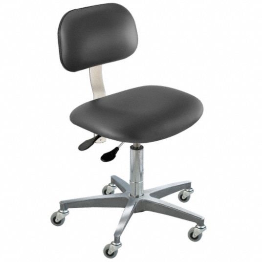 Biofit, Vinyl (antibacterial), 17 In To 22 In, Ergonomic Chair - 36a038 