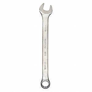 COMBINATION WRENCH,SAE,1-1/16",SATIN