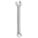 COMBINATION WRENCH, ALLOY STEEL, CHROME, 1⅛ IN HEAD SIZE, 15¾ IN OVERALL L, OFFSET