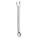 COMBINATION WRENCH, ALLOY STEEL, CHROME, ⅜ IN HEAD SIZE, 6¼ IN OVERALL L, OFFSET, SAE
