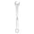 COMBINATION WRENCH, ALLOY STEEL, CHROME, ¾ IN HEAD SIZE, 9¾ IN OVERALL L, OFFSET, SAE