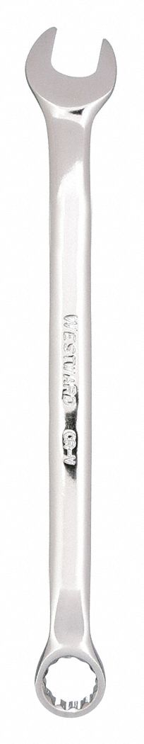 COMBINATION WRENCH, ALLOY STEEL, CHROME, 11 MM HEAD SIZE, 6 1/2 IN OVERALL L, OFFSET
