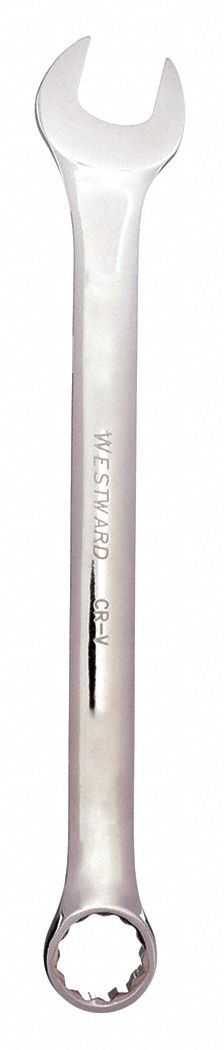 COMBINATION WRENCH, ALLOY STEEL, CHROME, 21 MM HEAD SIZE, 10 5/8 IN OVERALL L, OFFSET