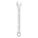 COMBINATION WRENCH, ALLOY STEEL, CHROME, 18 MM HEAD SIZE, 9¼ IN OVERALL L, OFFSET, ANSI