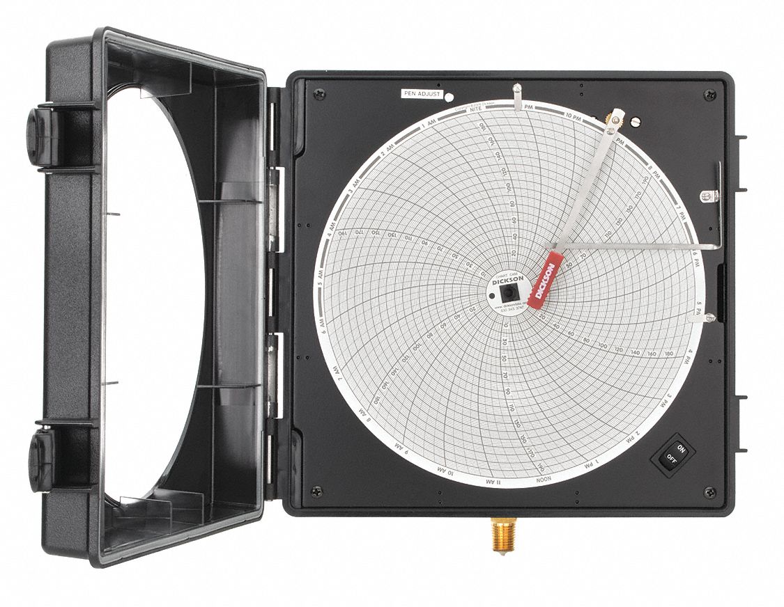 8 Pressure Chart Recorder
