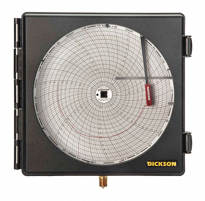 8 Pressure Chart Recorder  
