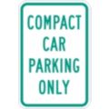 Compact Car Parking Signs