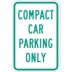 Compact Car Parking Only Signs