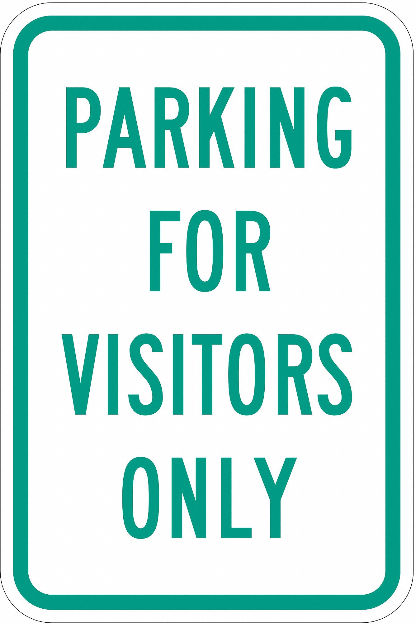 Property Signs: 18 in x 12 in Nominal Sign Size, Aluminum, 0.063 in, Engineer