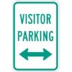 Visitor Parking Signs (With Double Arrow)