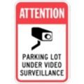 Parking Lot Surveillance Signs