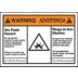 Warning: Arc Flash Hazard Do Not Operate Controls Or Open Covers Without Appropriate Personal Protection Equipment. Failure To Comply May Result In Injury Or Death! Refer To NFPA 70E For Minimum Requirements(Bilingual) Signs