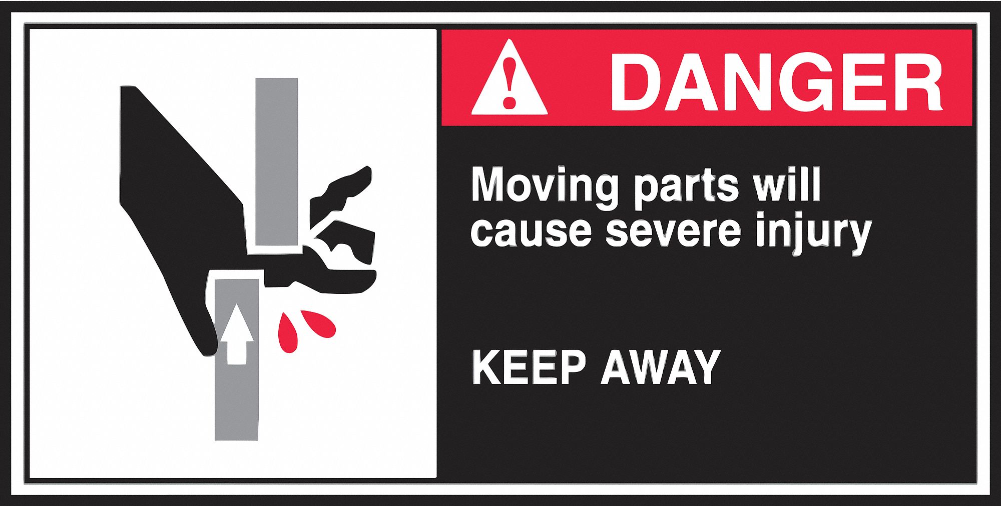 CEMA Label, 2 1/2 in x 5 in, Vinyl, PK5