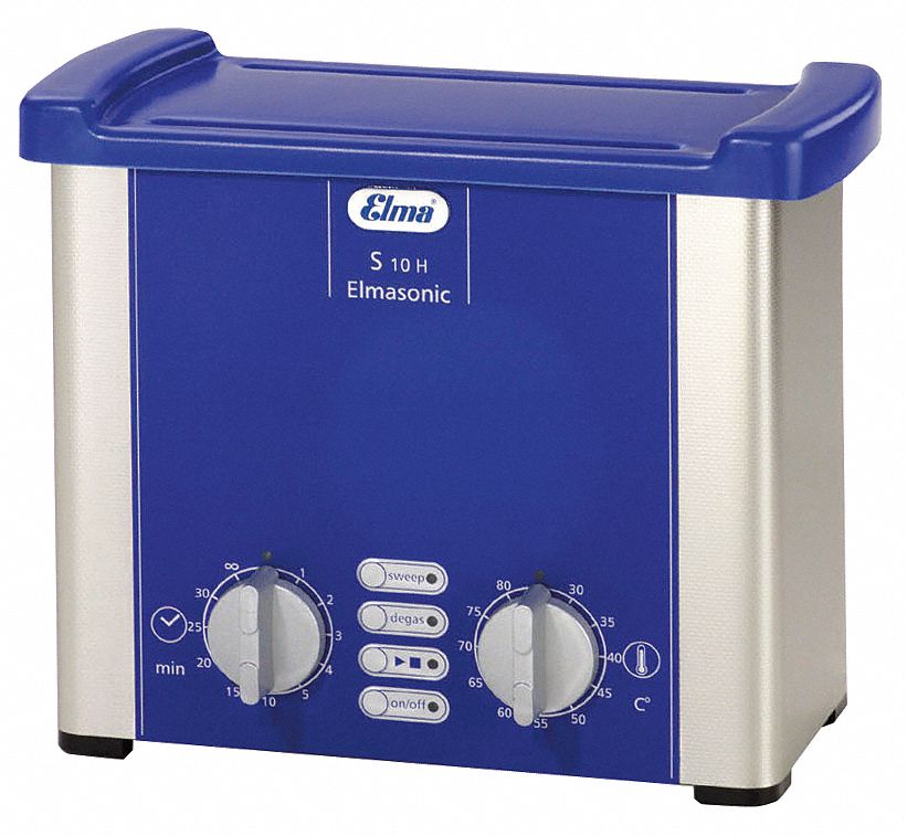 ELMA ULTRASONICS, 0.2 gal Tank Capacity, 3 1/4 in Tank Dp, Ultrasonic