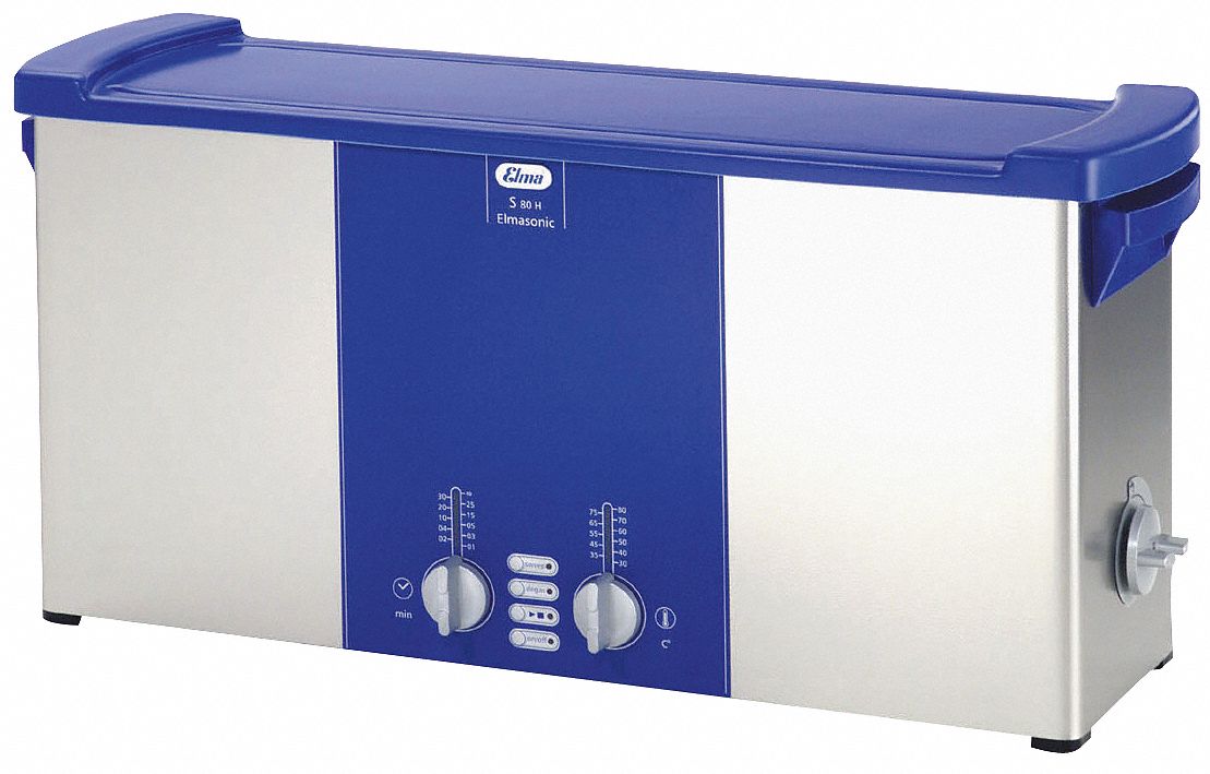 ELMA ULTRASONICS, 2.4 gal Tank Capacity, 5 3/8 in Tank Dp, Ultrasonic