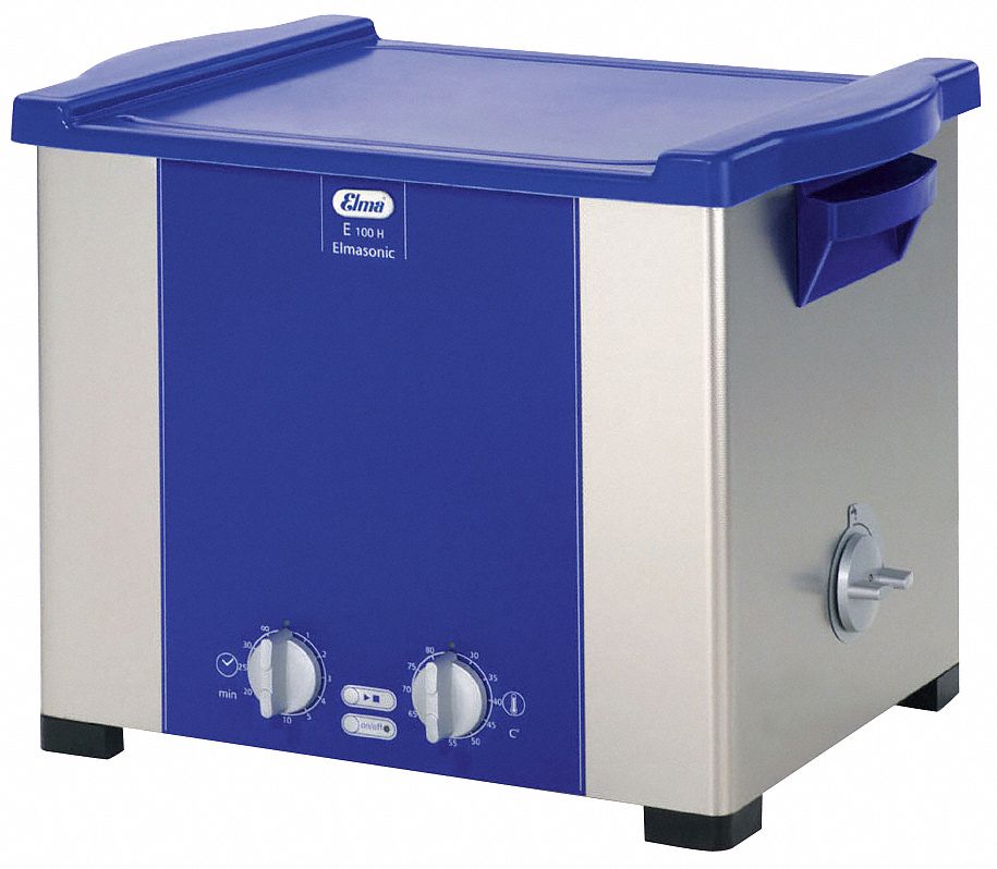 Ultrasonic Cleaner, 2.5 gal Tank, Timer Range 1 to 30 min, Voltage 110
